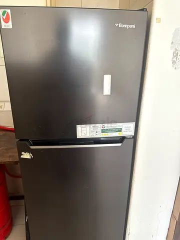 Used Bompani Single-Door Refrigerator - Black, Good Working Condition