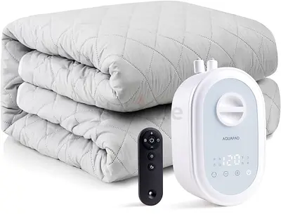 AquaPad CozyFlow Mini Water Heated Mattress Pad, 3 YR AquaCare