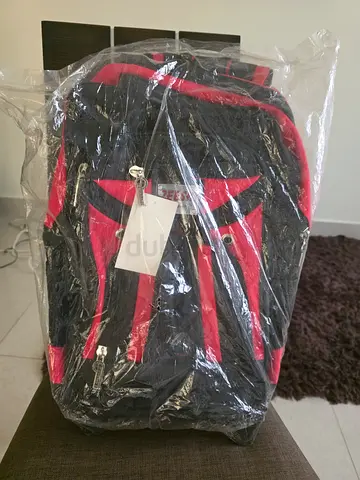 Black and Red Trolley Bag- New, Unopened
