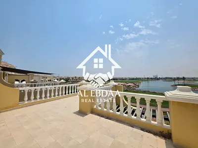 Furnished 3-Bedroom Villa for Rent | Lake & Golf View | Spacious Layout | Big Yard | Al Hamra Village