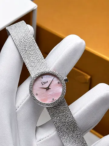 Dior women's gold-tone mother-of-pearl bracelet Master Quality watch 🔥 🔥🔥🔥