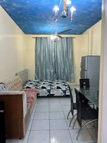 Studio flat available with full furnished