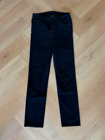 Massimo Dutti Black velvet slim-fit jeans - excellent condition