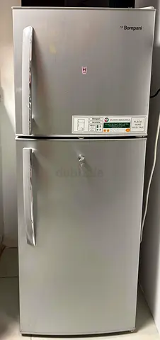 Bompani Double Door Refrigerator Silver