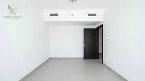A distinctive two-bedroom apartment with a living room is available for annual rent in Ajman, on Al 