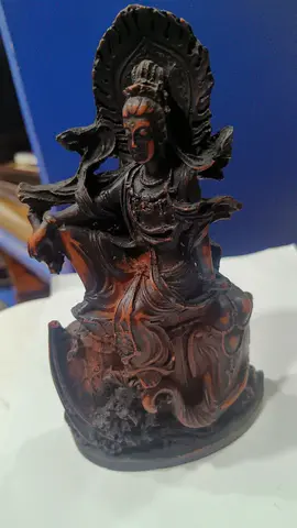 Resin wood figurine 19cm height