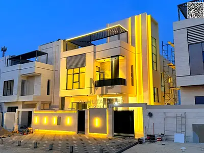 Modern two-story villa with a rooftop and private pool, negotiable price, including registration an