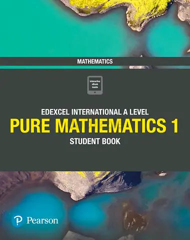 Pure Mathematics 1 Edexcel IAS/IAL Textbook