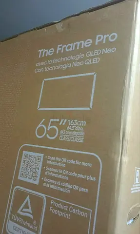 Samsung qled The Frame pro 65 Inch tv for sale