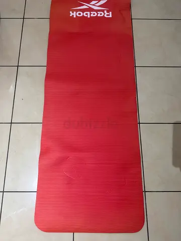Red exercise/yoga mat