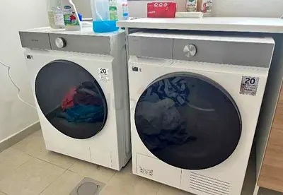 Bespoke Samsung AI Smart Control Separate Washer 11.5 kg Dryer 9 kg White Edition