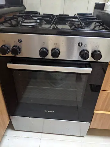 Bosch Freestanding Gas Cooker, HGA120B51M, Stainless Steel, German Engineering FREE DELIVERY +WARRAN