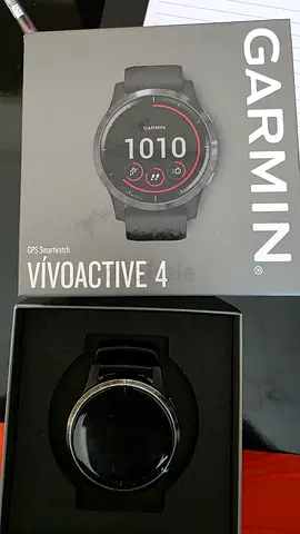 Garmin Vivoactive 4 GPS Smartwatch - Good Condition with Original Box