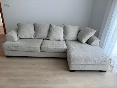 Looks like new condition the one brand Kingston lshape sofa