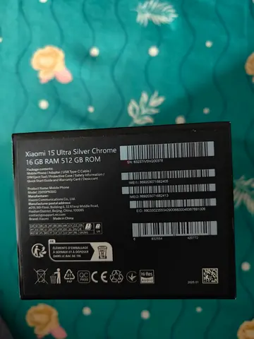 Xiaomi 15 ultra 16/512 tdra