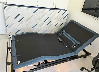 Ergomotion Adjustable Bed + Gel Mattress – AED 3500