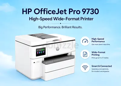 HP OfficeJet Pro 9730 High-Speed Wide-Format Printing Built for Teams