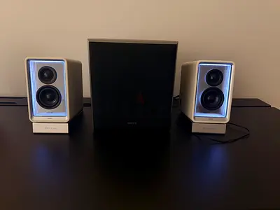 Edifier QR65 Hi-Res Speakers + Edifier Subwoofer – White