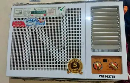 Nikai Window Air Conditioner - Used, Working