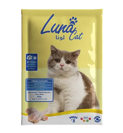 Luna Cat Wet Cat Food Pate 80gm Pouch