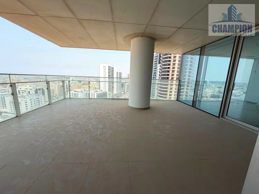 High Floor | Huge Terrace | 3BHK | maid room gym pool 2 parking