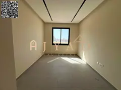 Annual rent: 1BR Al Jurf 3, master, 2 baths, central AC, balcony, built-in wardrobes, 1 month free, 