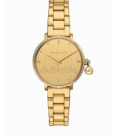 Michael Kors Gold-tone Ladies Watch with Crystal Accents