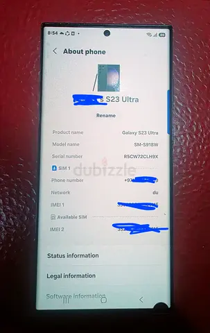 Samsung Galaxy S23 Ultra-5G Single Sim+Esim 8gb/256gb
