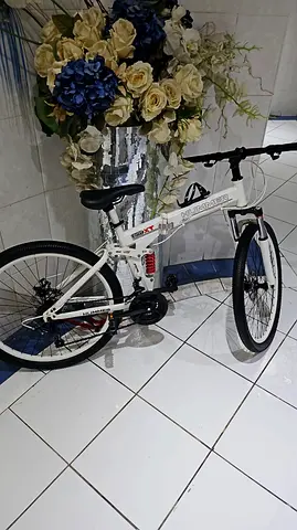 Hummer Super Deluxe XT Folding Bike - White