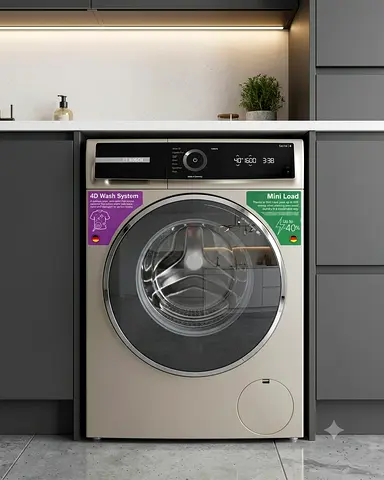 Bosch Series 8 Washing Machine – 10kg | Wi-Fi Connectivity | Premium German Quality