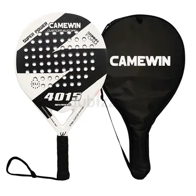 Brand New Camewin 4015 Padel Racket with Carry Case Carbon Fibre
