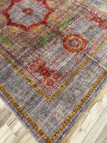 Elegant beautiful handmade high quality mumluk carpet size 2.00 by 3.00