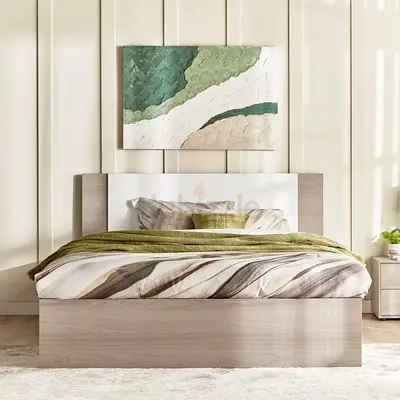 King Size Hydraulic Bed with 2 Bed Side tables