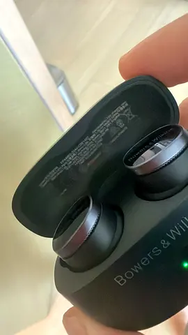 True wireless earbuds with charging case - lightly used