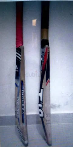 Pair of used cricket HS and Adidas bats - English Willows ready to play in good condition