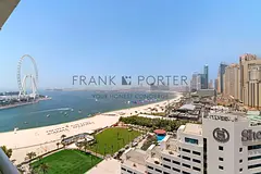 Stunning 1BR with Private Beach access in JBR | Ideal for Mid - Term, Monthly & Weekly Stays | All B