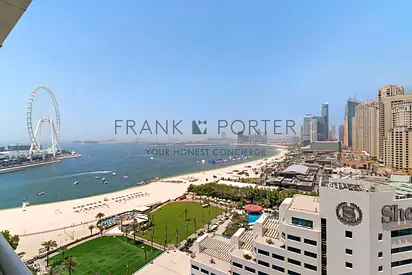 Stunning 1BR with Private Beach access in JBR | Ideal for Mid - Term, Monthly & Weekly Stays | All Bills Inclusive