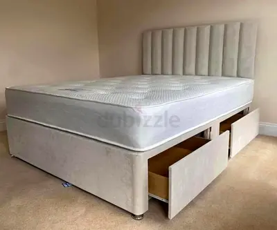 Luxury Brand New King Size Bed With Drawer