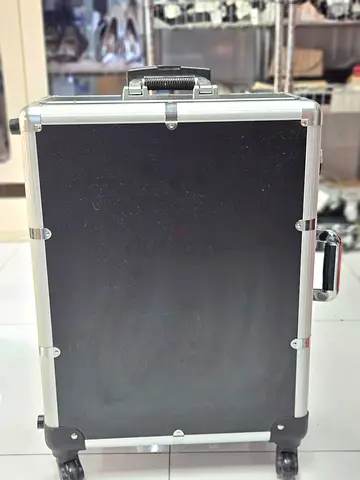 MAYLAN Makeup Train Stand Case with Pro Studio Artist Trolley and Lights
