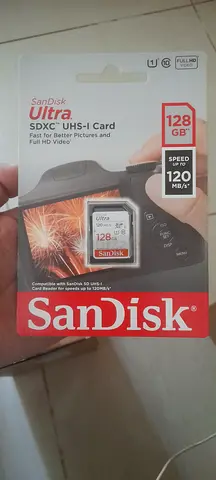 SanDisk Ultra 128GB SDXC UHS-I Memory Card (120 MB/s) - New in Pack