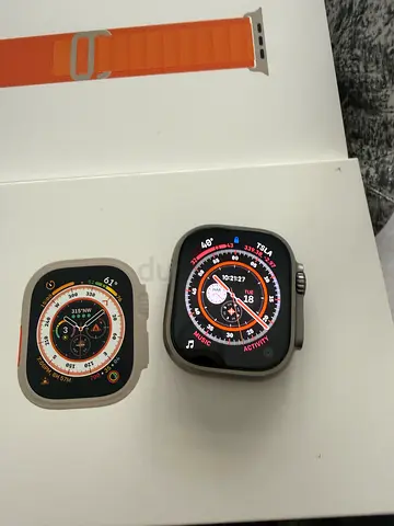 Apple Watch Ultra Gen 1 with Original Orange Band - Good Condition with AppleCare+