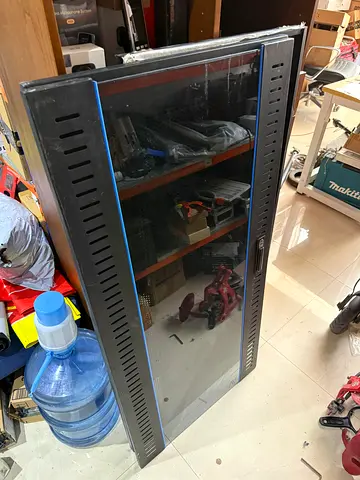 27U network rack disassembled