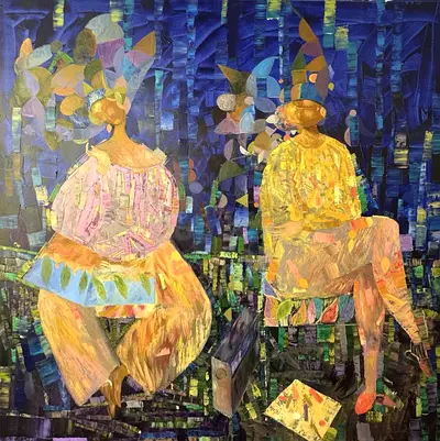 Talk
130 x 130 cm Oil on canvas 2025