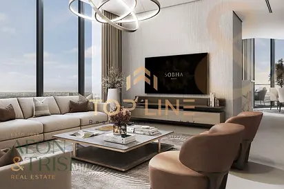 Skyline View 1BR+maid | Furnished | Pool & Green Podium