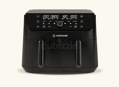 Nutricook Dual-Drawer Air Fryer - 2 Basket Digital Air Fryer