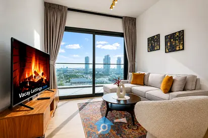Spacious 2BHK in Binghatti Emerald | City View | Fully Furnished