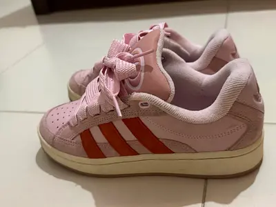 Pink Adidas low-top sneakers - one time used