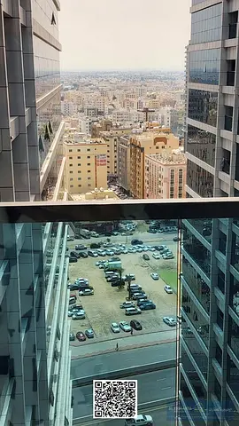 شقة واسعة غرفة وصالة للإيجار في أبراج غلفا – عجمان
