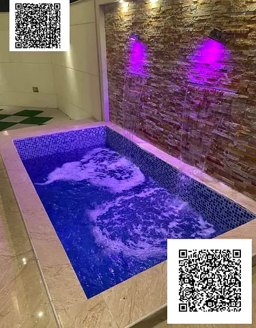 For annual rent in Ajman Jasmine area a wonderful villa with a swimming pool and fountain a special