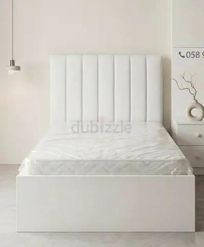 New Elegant Single size bed and mattress